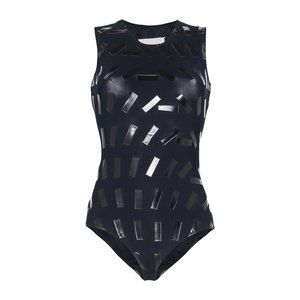 NEW Maison Margiela Black Bodysuit Sleeveless Stretch 36IT NWT